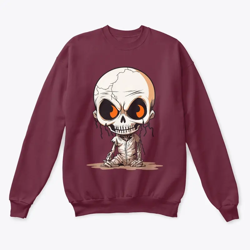 Grin and Scare It: Spooky Skeleton Shirt