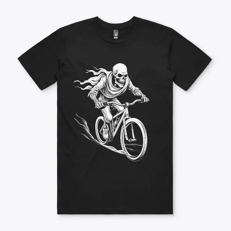 Past the Grave: Skeleton Bike Ride Tee