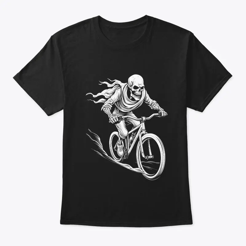 Past the Grave: Skeleton Bike Ride Tee