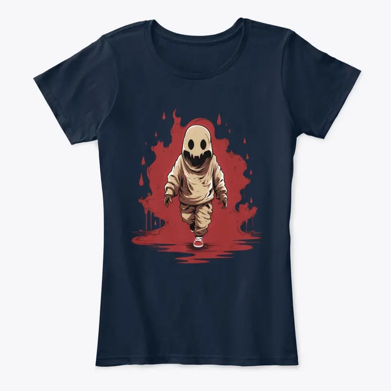 Hip-Hop Ghost Halloween Premium T-Shirt