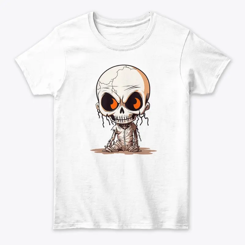 Grin and Scare It: Spooky Skeleton Shirt