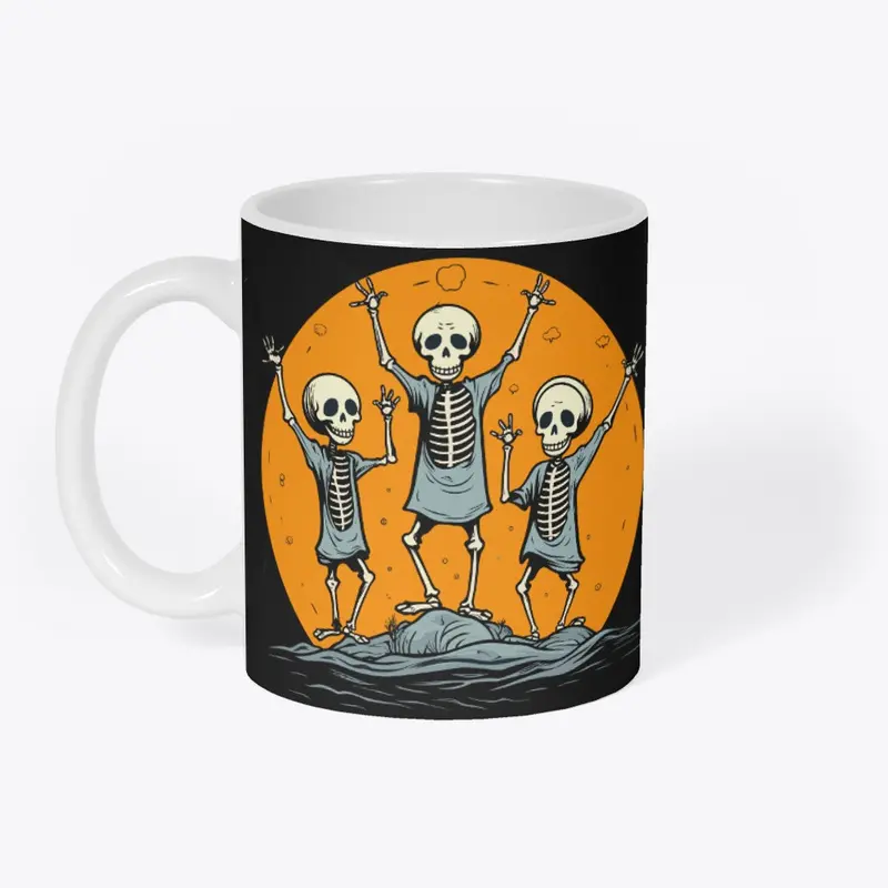 Skeleton Party: Spooky Halloween Tee