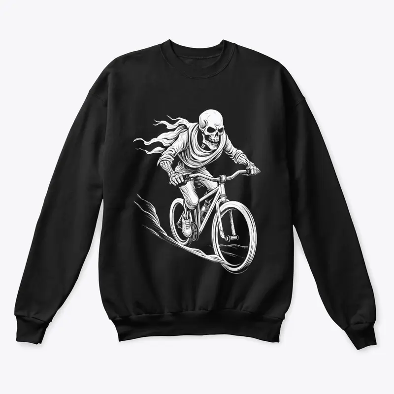 Past the Grave: Skeleton Bike Ride Tee