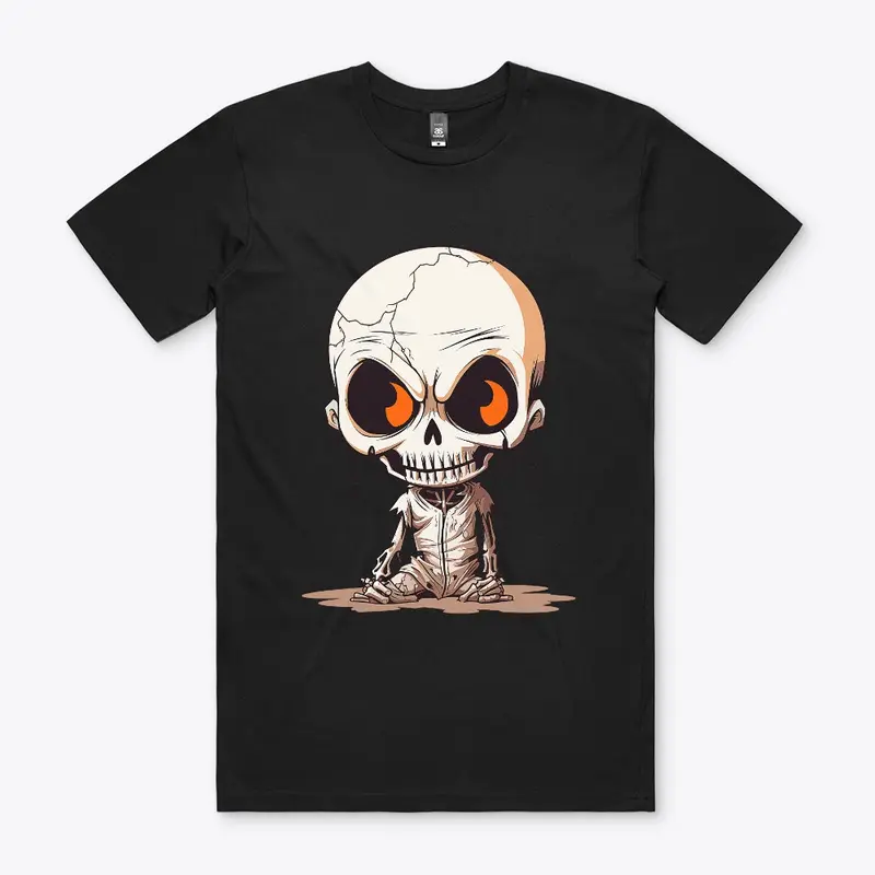 Grin and Scare It: Spooky Skeleton Shirt