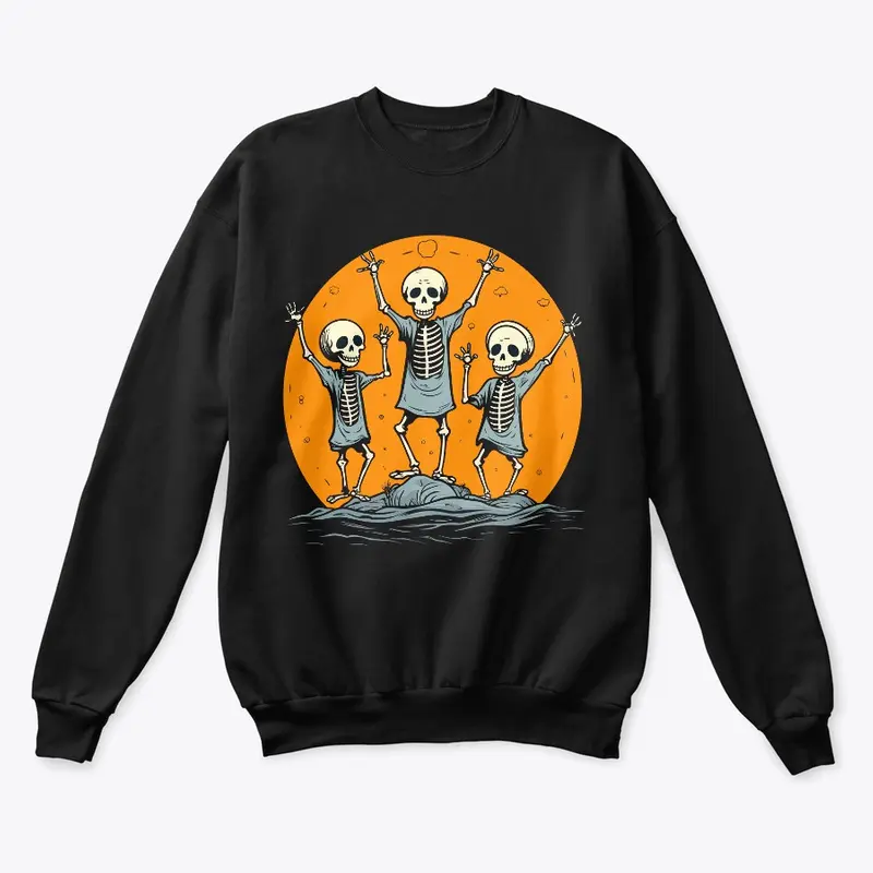 Skeleton Party: Spooky Halloween Tee