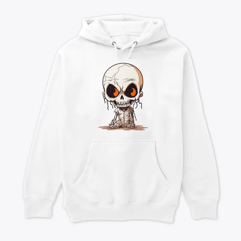 Grin and Scare It: Spooky Skeleton Shirt