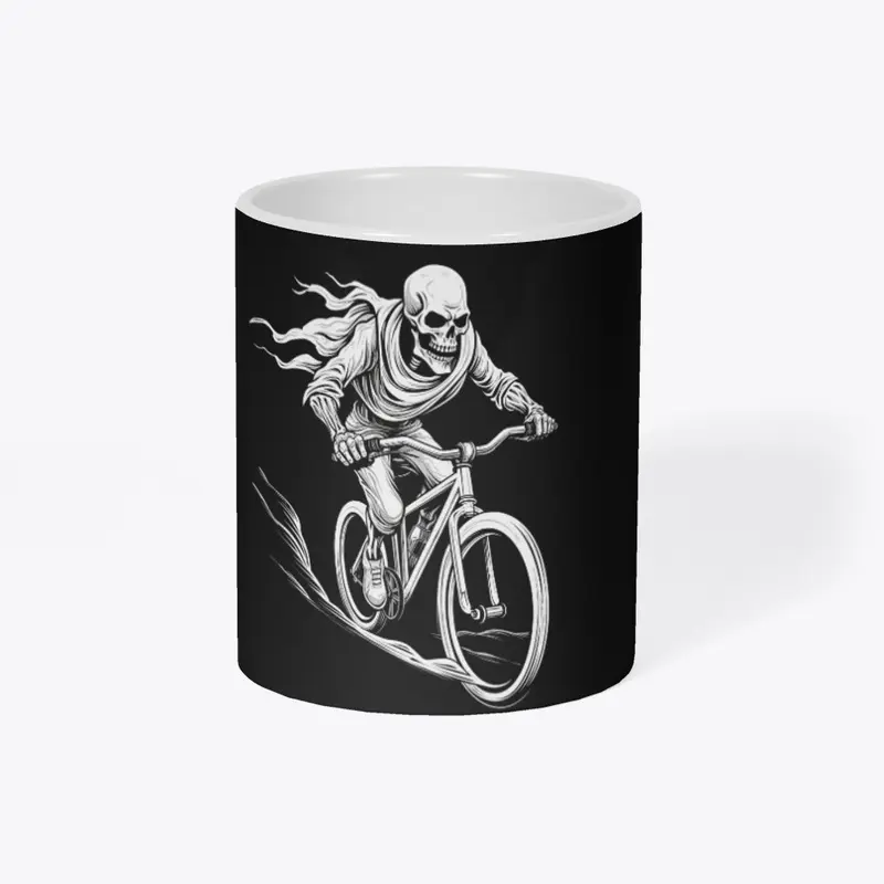 Past the Grave: Skeleton Bike Ride Tee