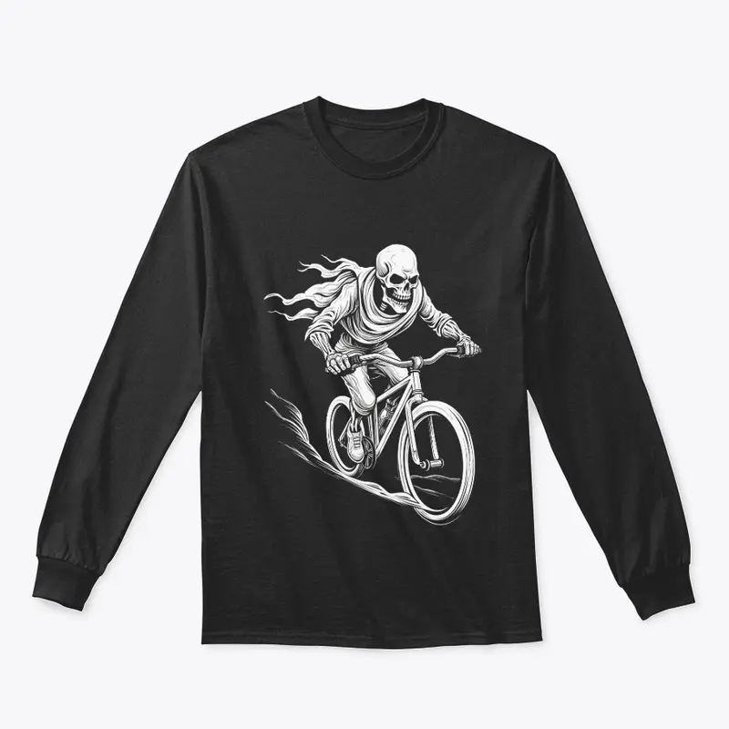 Past the Grave: Skeleton Bike Ride Tee