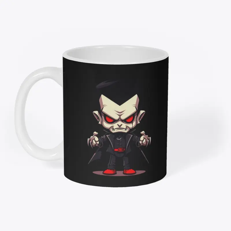 Spooky Cartoon Dracula Halloween Tee